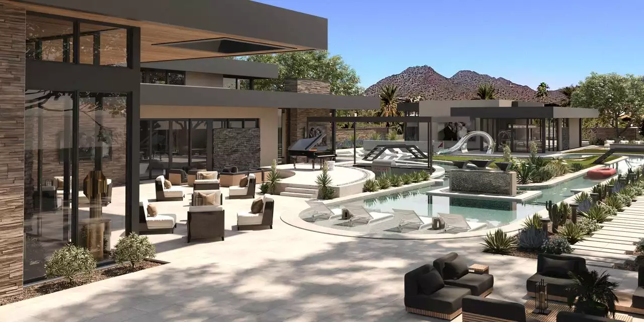 WSJ News Exclusive | A Metaverse Room, Snow Spa and Lazy River Are Some of the Crazy Amenities Planned for This $75 Million Arizona Mansion