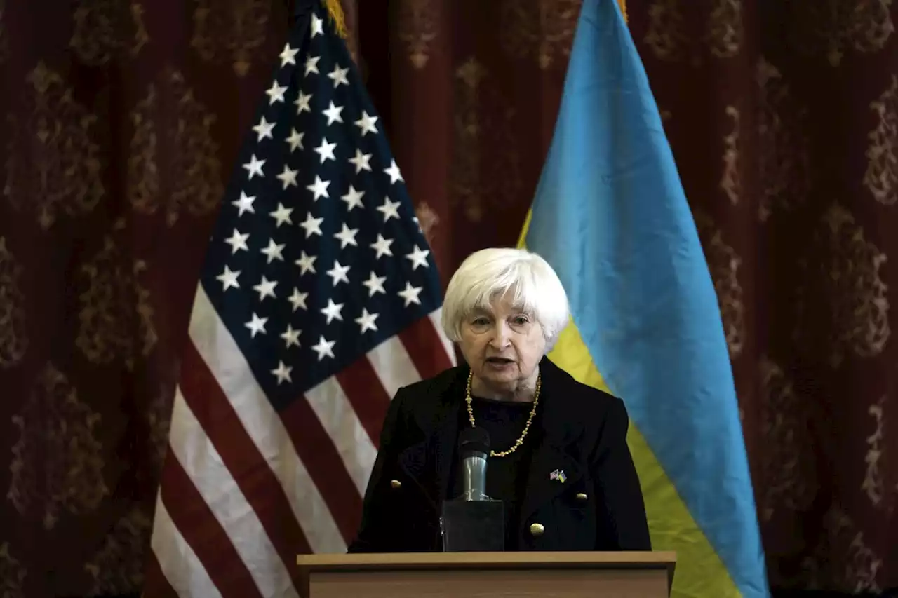 U.S. Treasury's Yellen makes surprise visit to Ukraine to push economic aid