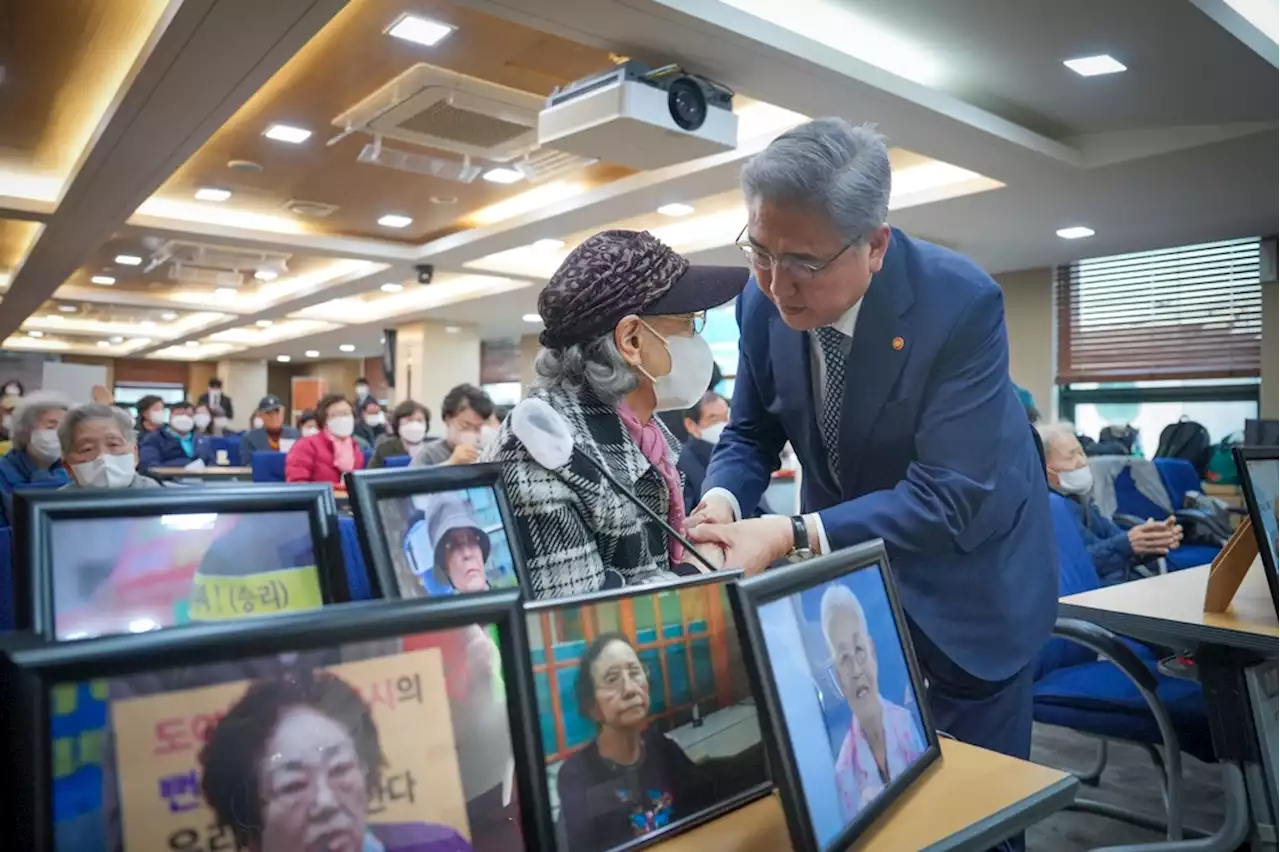 박진, 징용피해자 유족과 단체 면담…'정부해법' 반응은 엇갈려(종합2보) | 연합뉴스