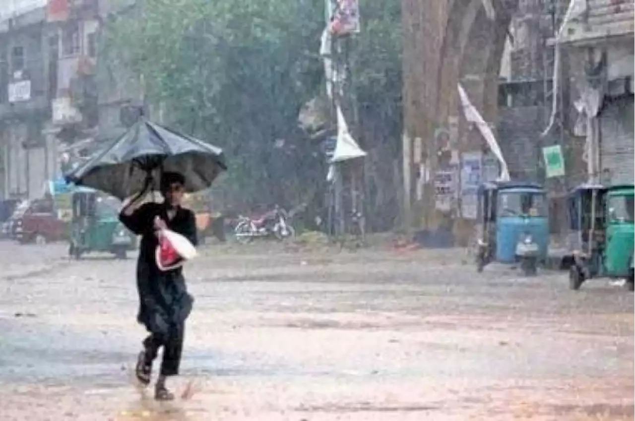 Met Office forecast light rain in upper KP, GB, Kashmir