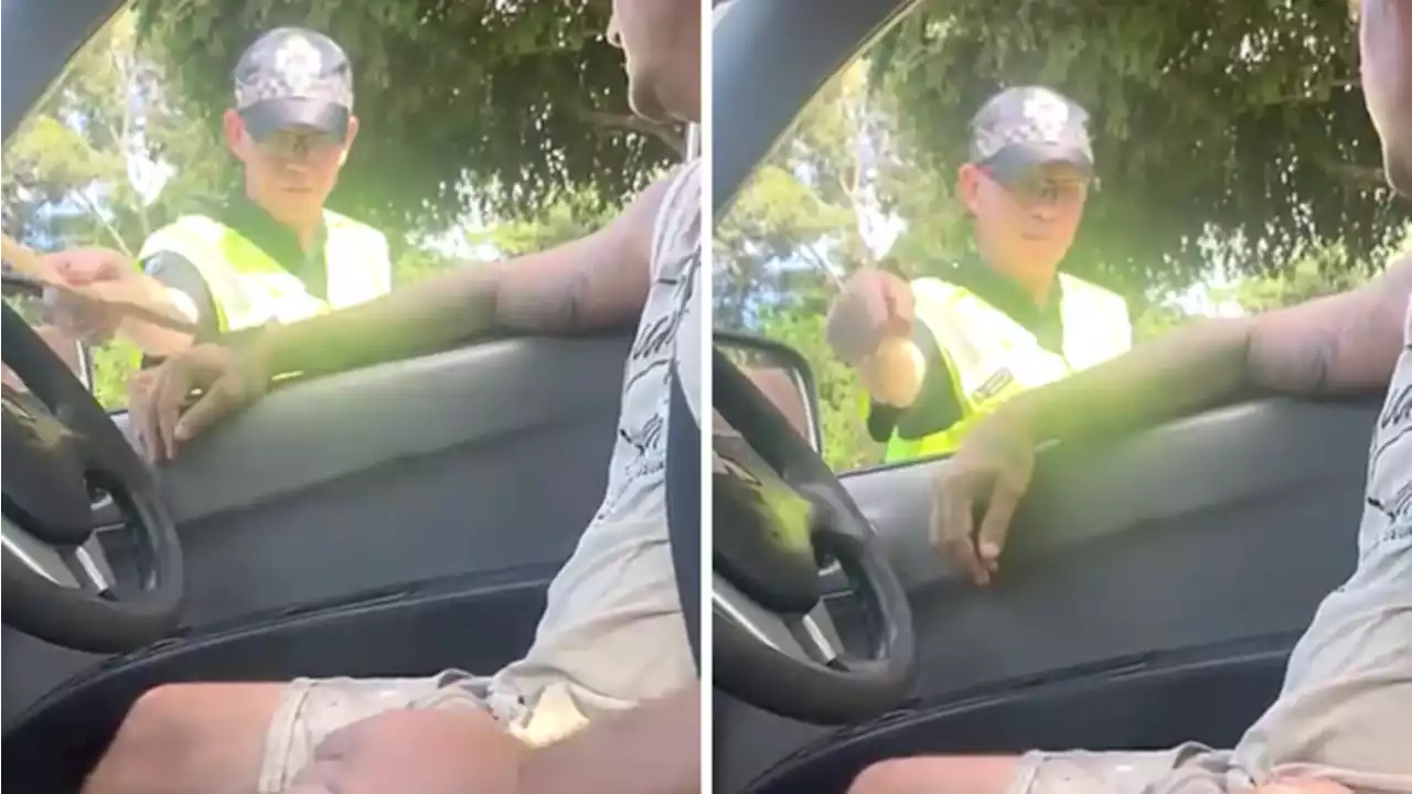 Unlicensed driver’s bizarre excuse after being pulled over: ‘I’m not driving’