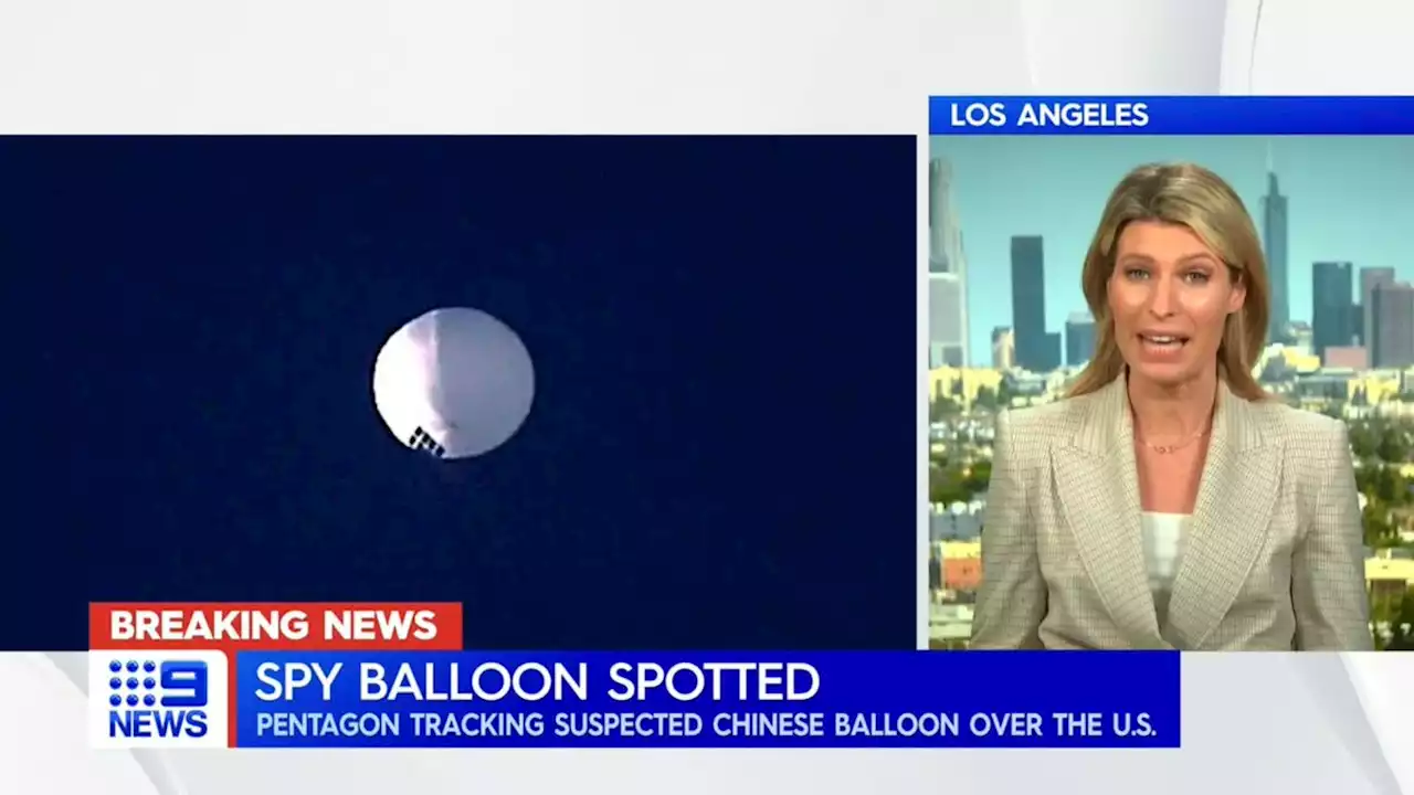 Pentagon tracking suspected Chinese spy balloon over the US