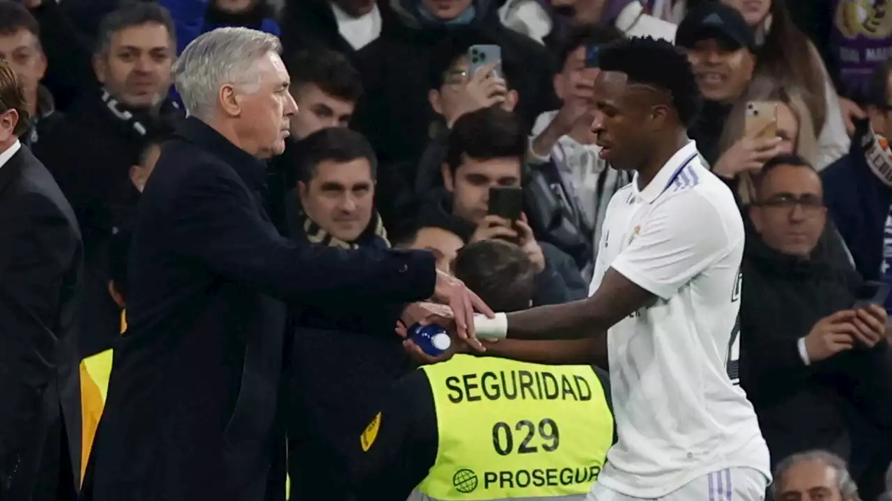 Carlo Ancelotti, sobre la patada de Paulista a Vinicius: 'Es un momento de frustración que a veces puede pasar en el fútbol'