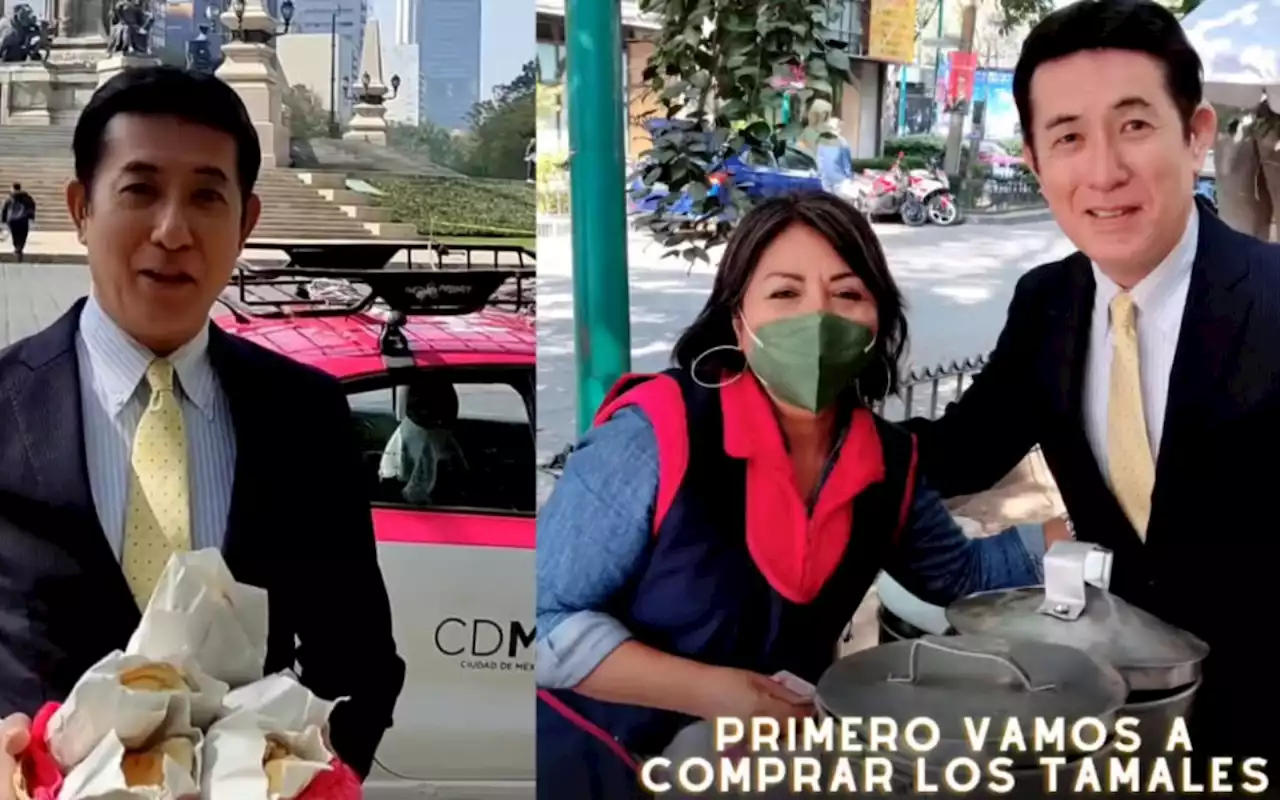 Embajador de Japón en México regala 'guajolotas' por Día de la Candelaria | Video