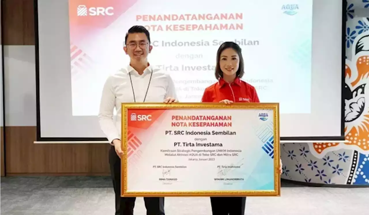 SRC Gandeng Tirta Investama Kembangkan 6.000 Toko Kelontong