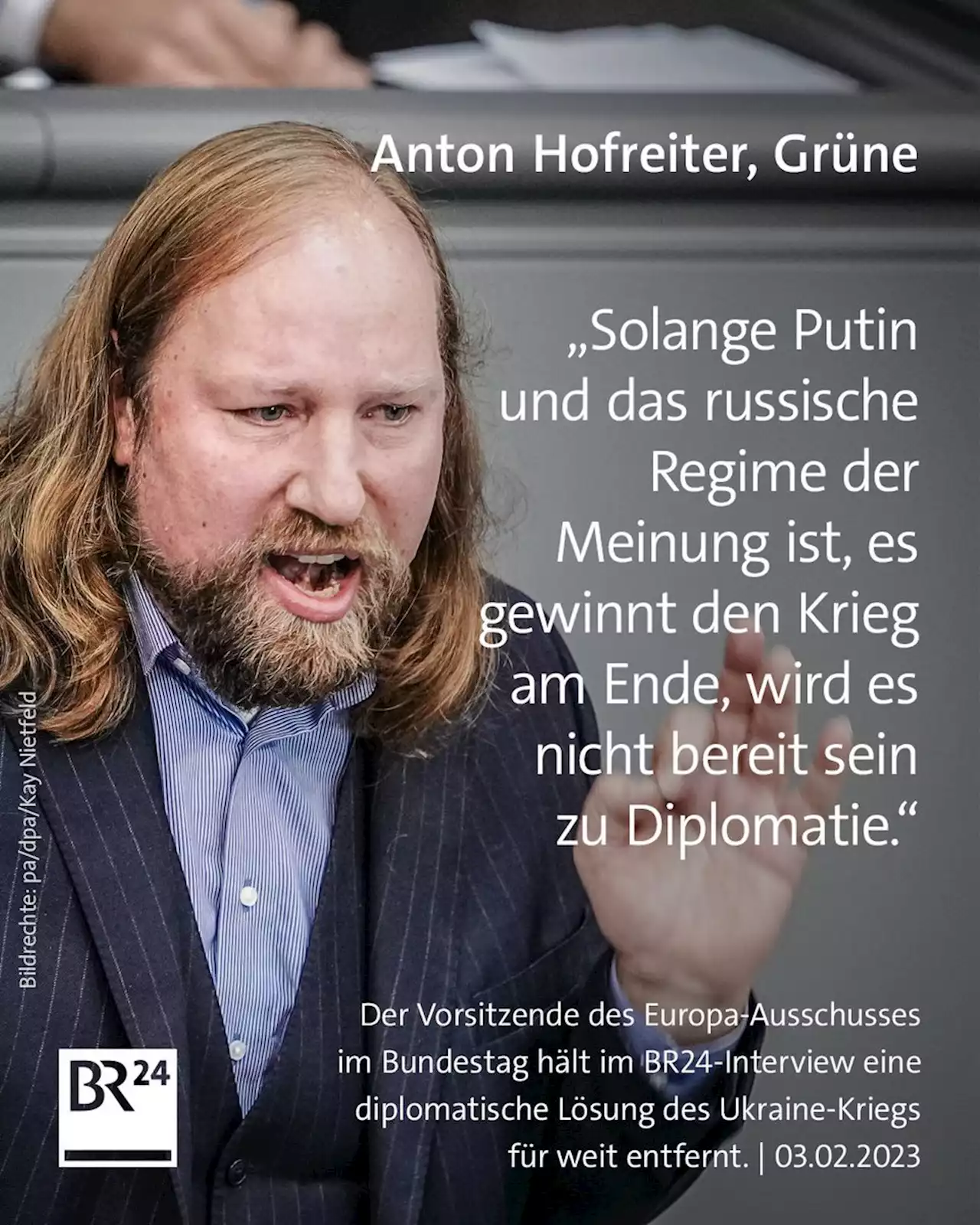 Hofreiter: Deutschland nicht in der Lage für Kampfjet-Lieferung