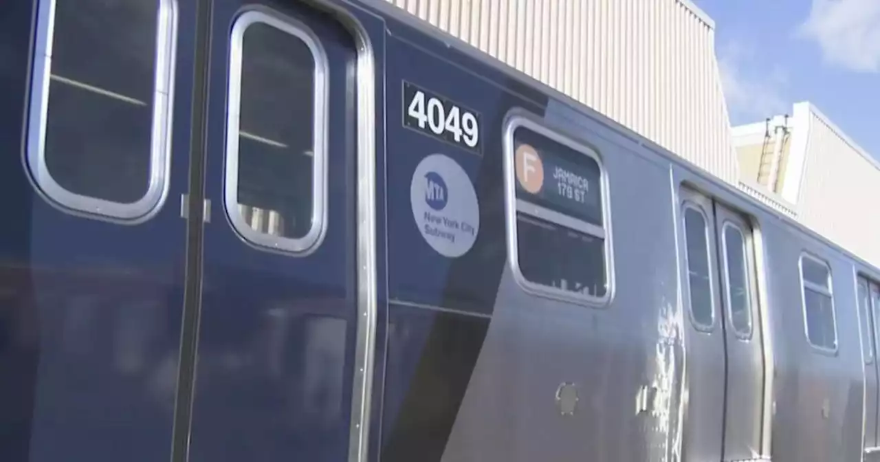 MTA unveils new gangway subway cars at Coney Island train yard