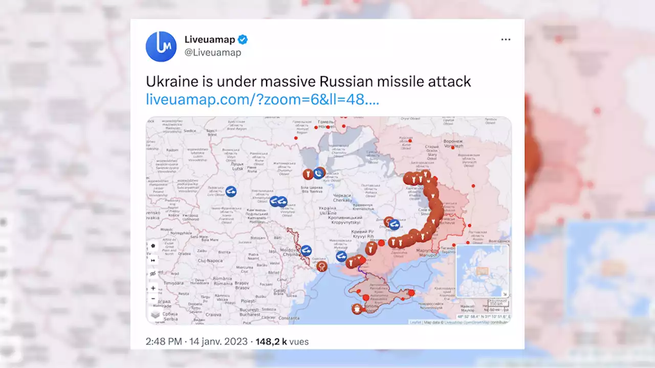 Guerre en Ukraine : ce site répertorie tous les bombardements