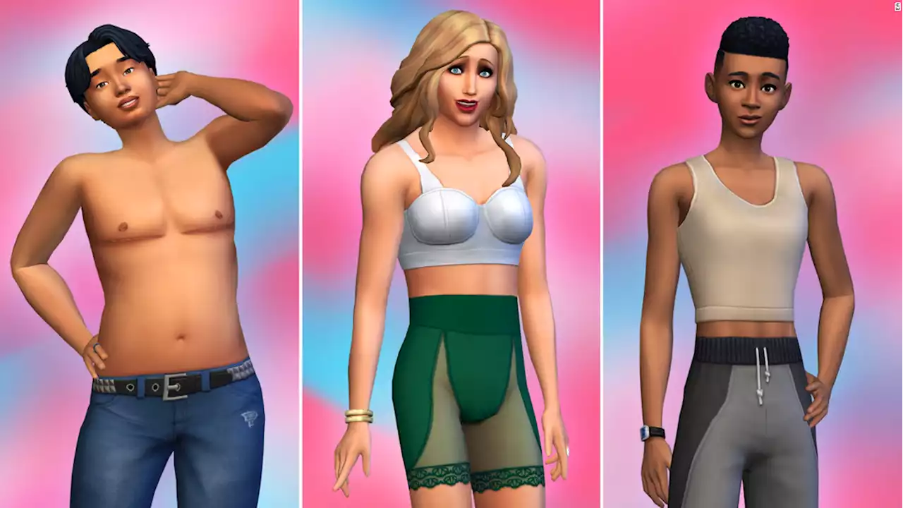 You can now add top-surgery scars, binders and hearing aids to your 'Sims' characters