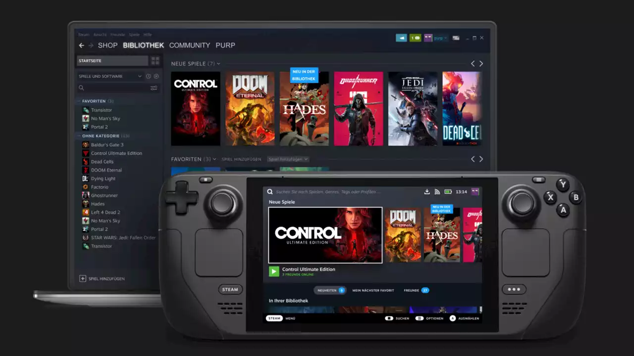 Steam: Valve bringt Steam-OS-Ober­fläche für den Desktop-Client