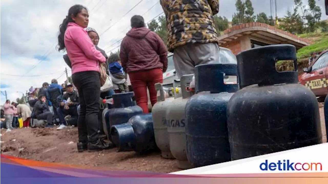 Peru Krisis Gas Imbas Demo Menuntut Presiden Mundur