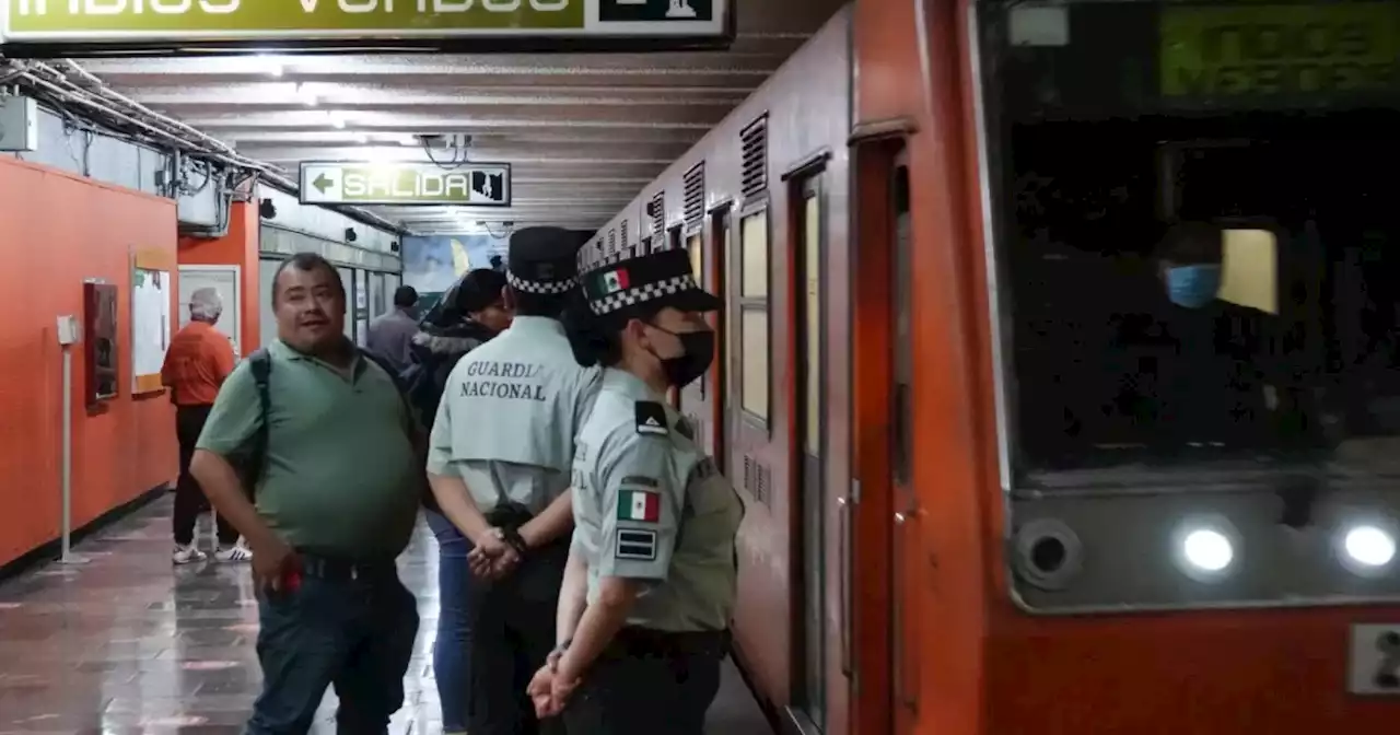 Poder Judicial admite amparo contra presencia de Guardia Nacional en Metro CDMX