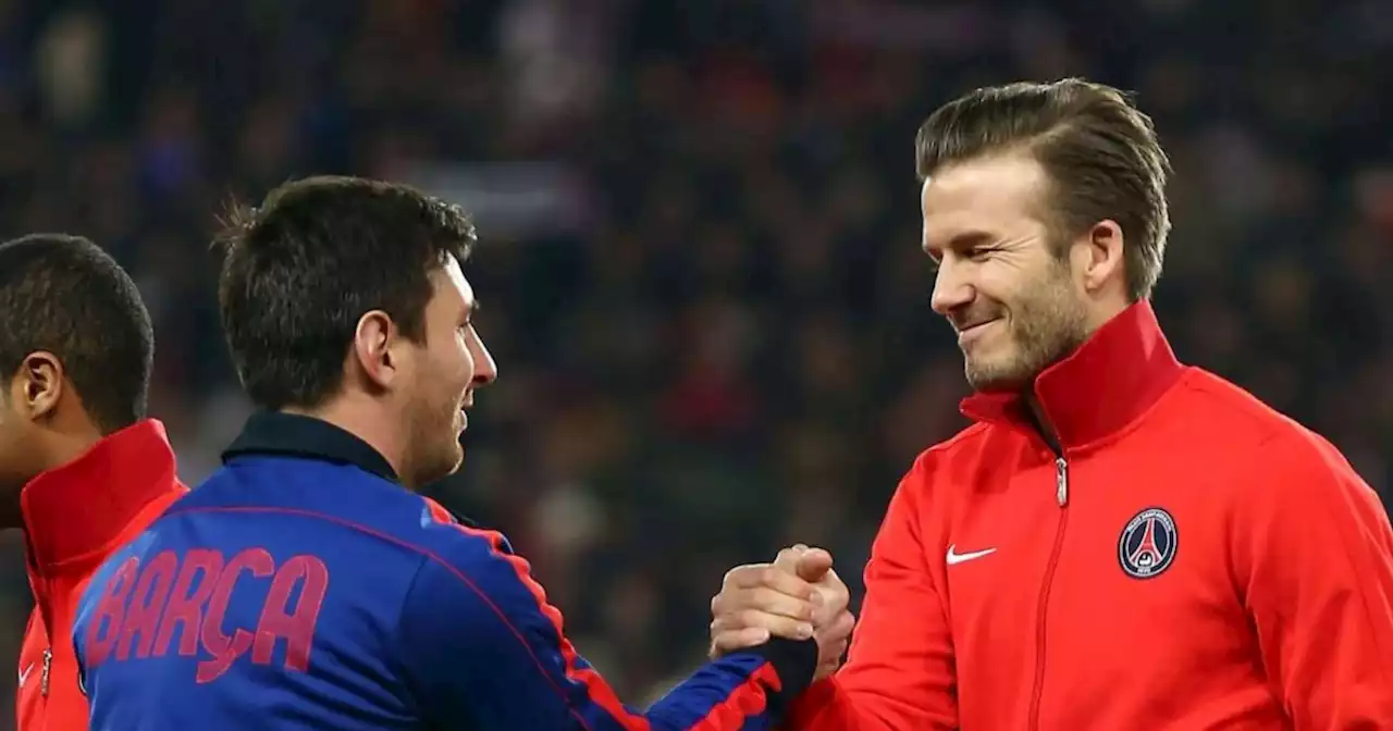 David Beckham está enamorado de Lionel Messi “por muchas razones”