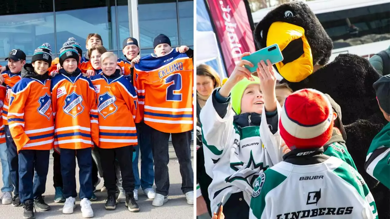 Gefle Dagblad och Arbetarbladet bjuder 1 000 barn på hockeyfest