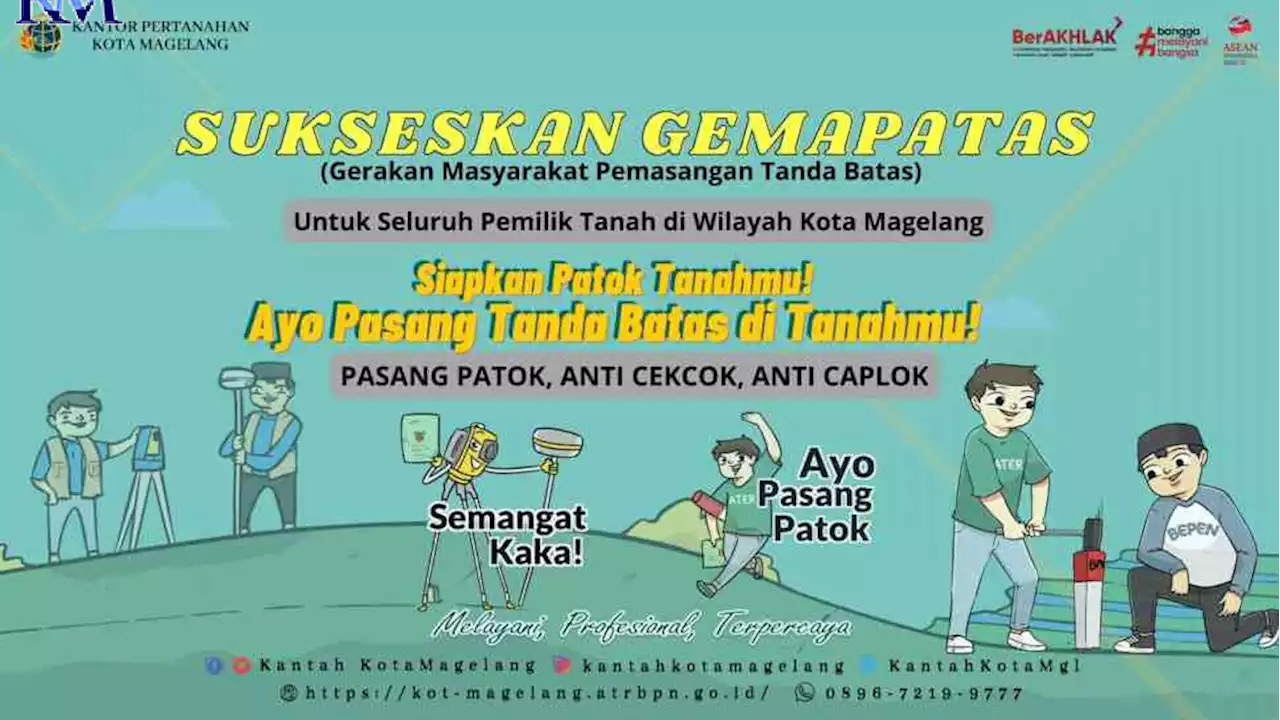 GEMAPATAS, Gerakan Masyarakat Pemasangan Tanda Batas Serentak