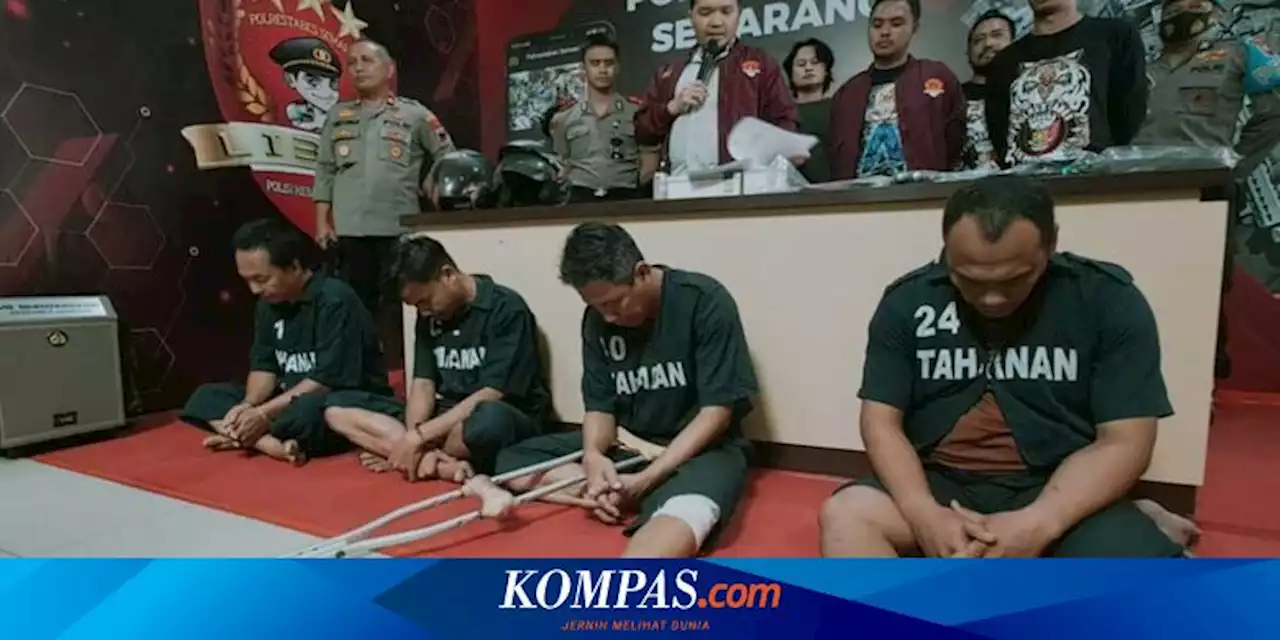 Polisi Bekuk 4 Residivis Komplotan Pencuri Emas di Rumah Mewah di Semarang