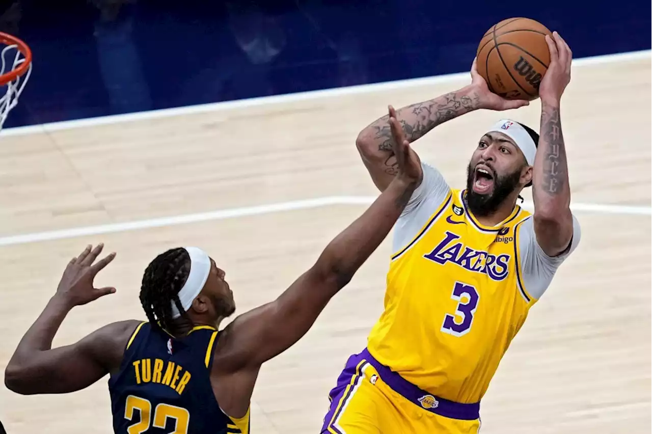 Anthony Davis, Lakers rally past Pacers to avenge earlier loss