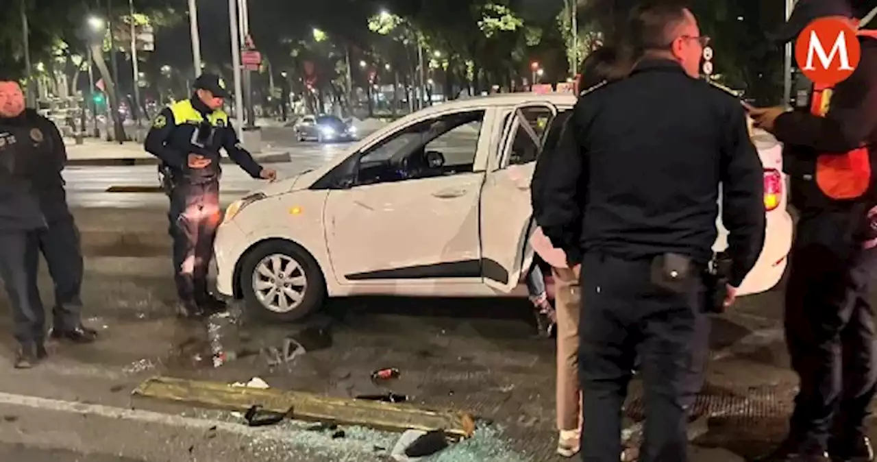 Dos mujeres lesionadas tras volcadura de auto en la Cuauhtémoc