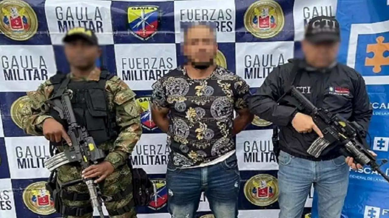 Claramente capturaron a alias “Chaquiro”, quien haría parte del cartel de los más buscados en Pereira