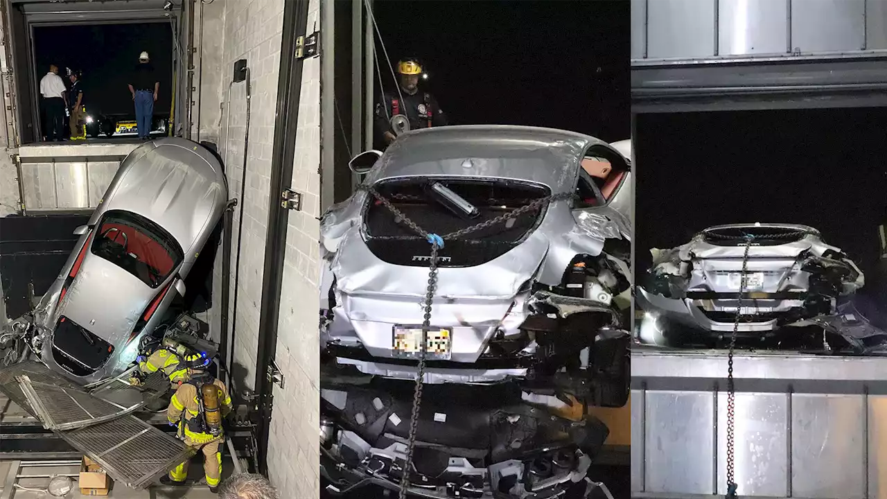 Dropping a Ferrari Down an Elevator Shaft Was the Easy Part