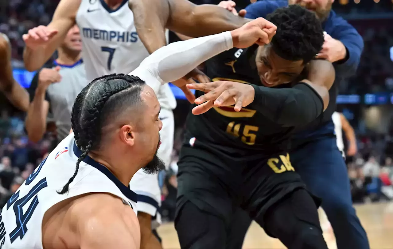 Cavs' Donovan Mitchell, Grizzlies' Dillon Brooks ejected after brouhaha  breaks out