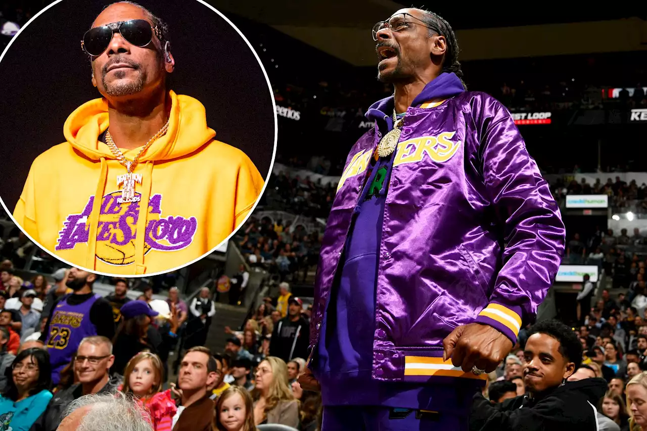 Snoop Dogg places blame on Lakers for high blood pressure