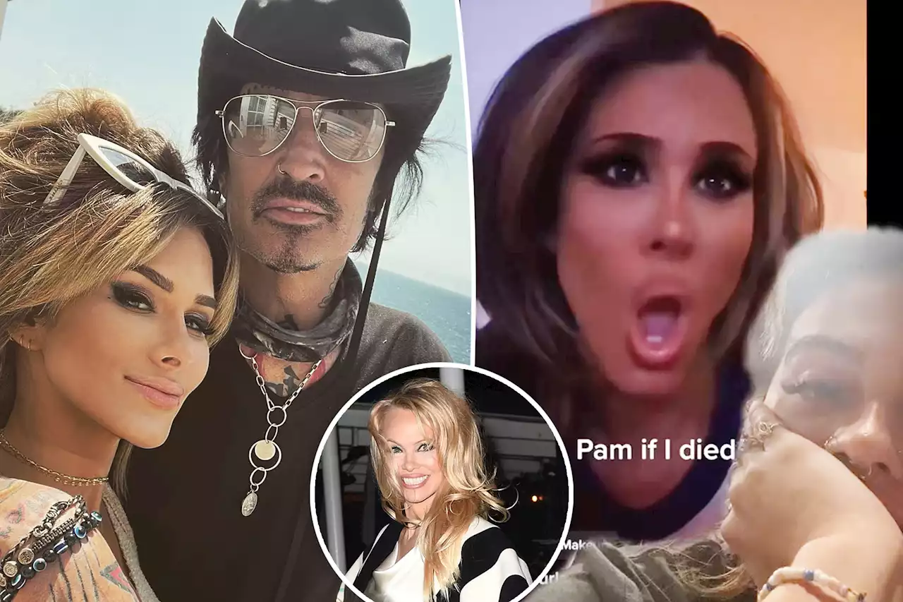 Tommy Lee’s wife, Brittany Furlan, slammed for TikTok mocking Pamela Anderson