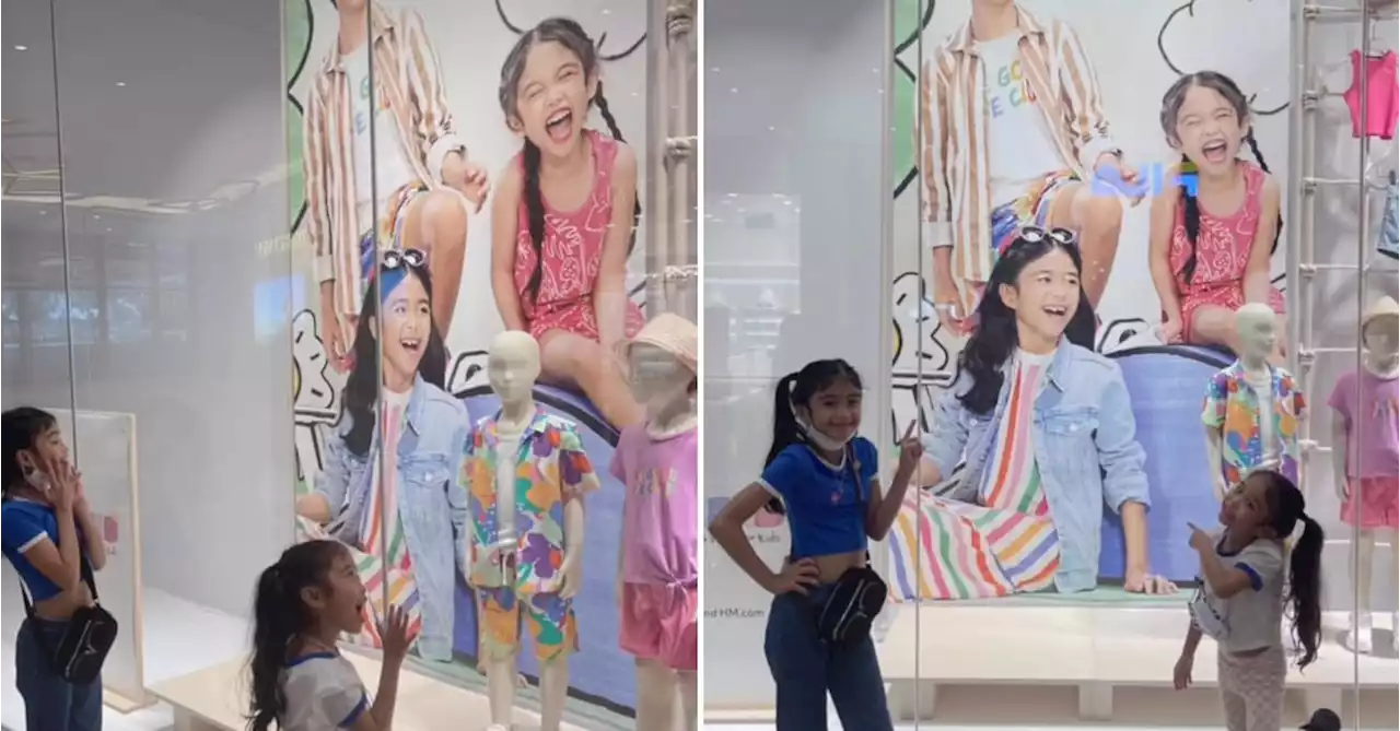 Melai Cantiveros shares daughters’ priceless reaction to their big poster in mall - Latest Chika