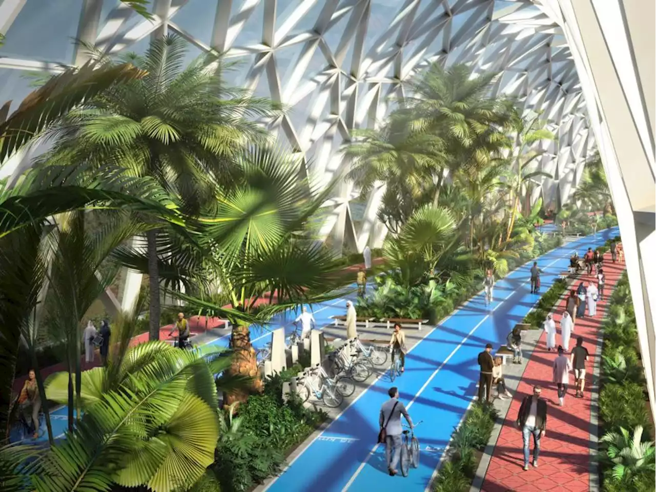 93km air conditioned covered cycleway proposed for Dubai