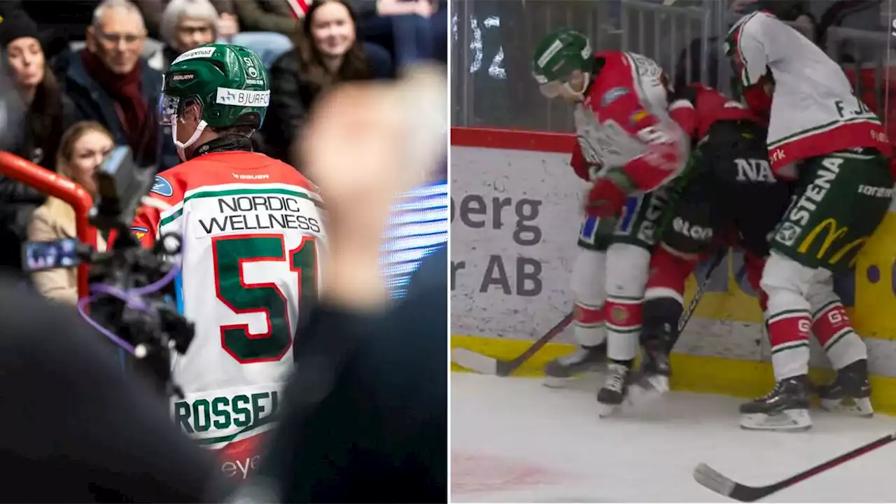 Ishockey: Frölunda-spelaren Mats Rosseli Olsen stängs av fem matcher