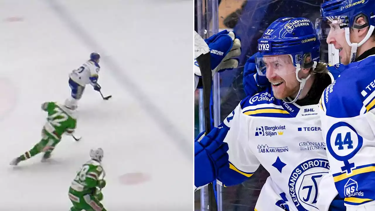 Ishockey: Solomål av Leksandsbacken Anton Lindholm: ”Som Bobby Orr”