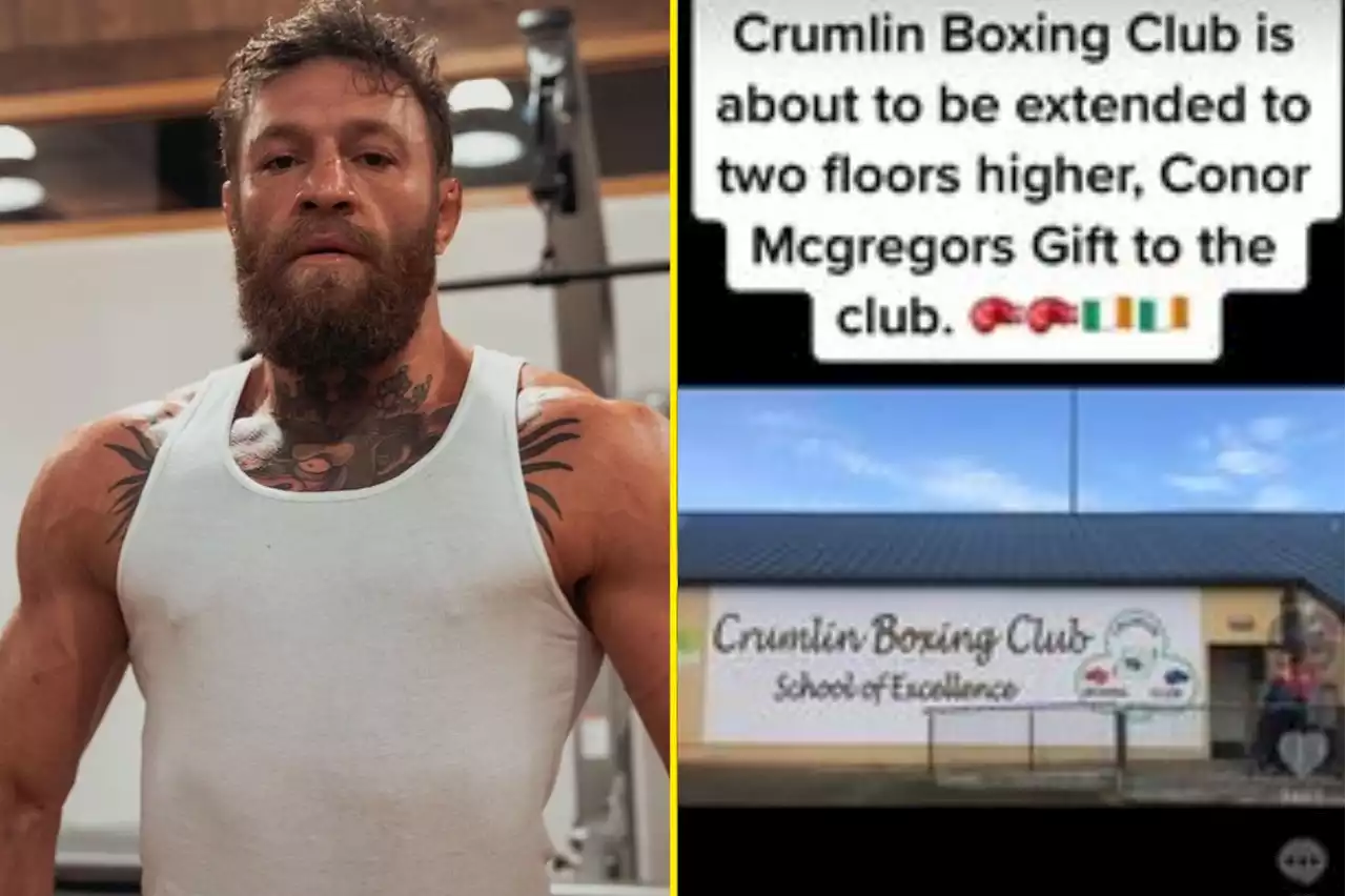 UFC superstar Conor McGregor quietly donates £890,000 to his old boxing gym