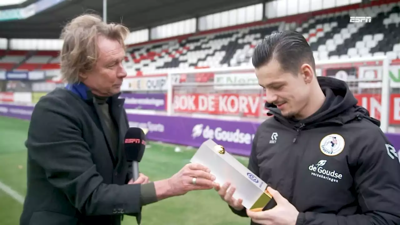 Nick Olij bezorgt Sparta Rotterdam unicum na winnen van eervolle prijs