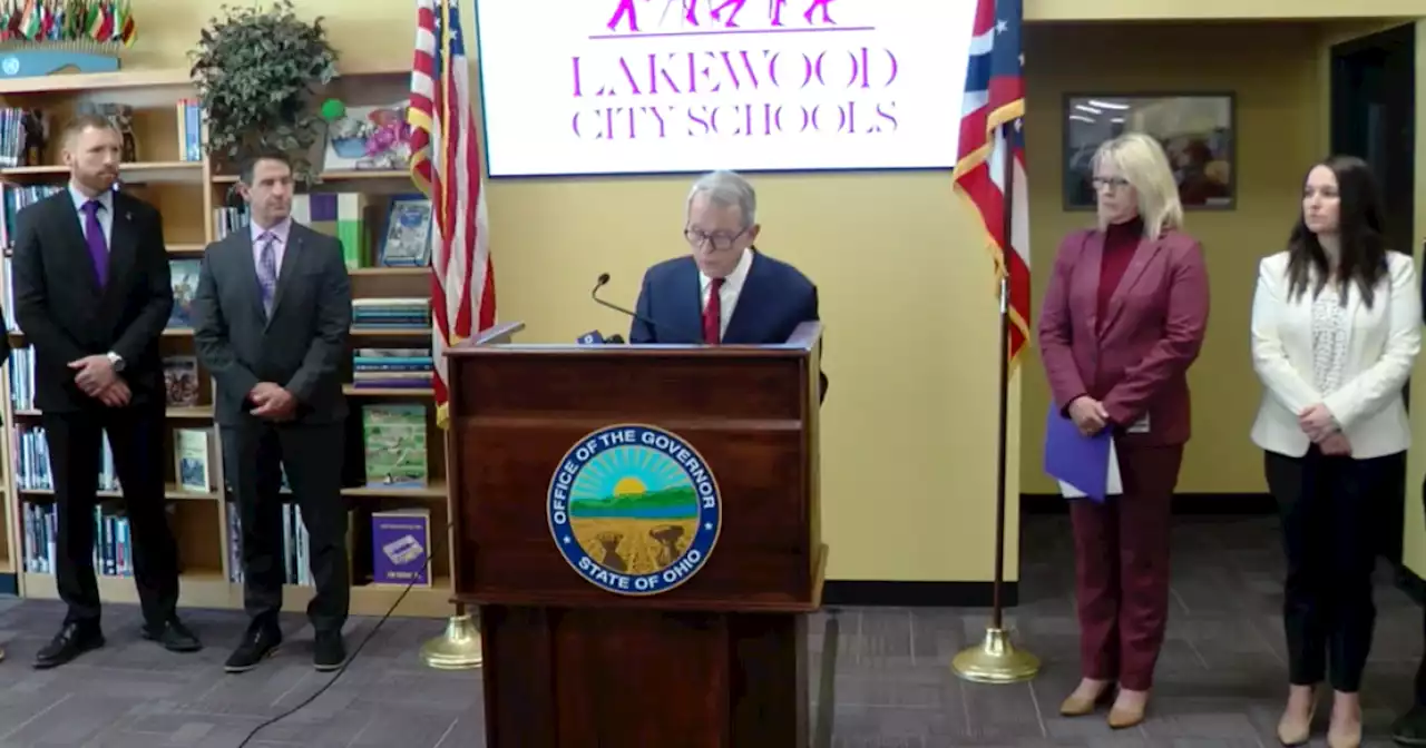 Gov. DeWine announces $68 million in additional school safety funding during stop at Lakewood High School