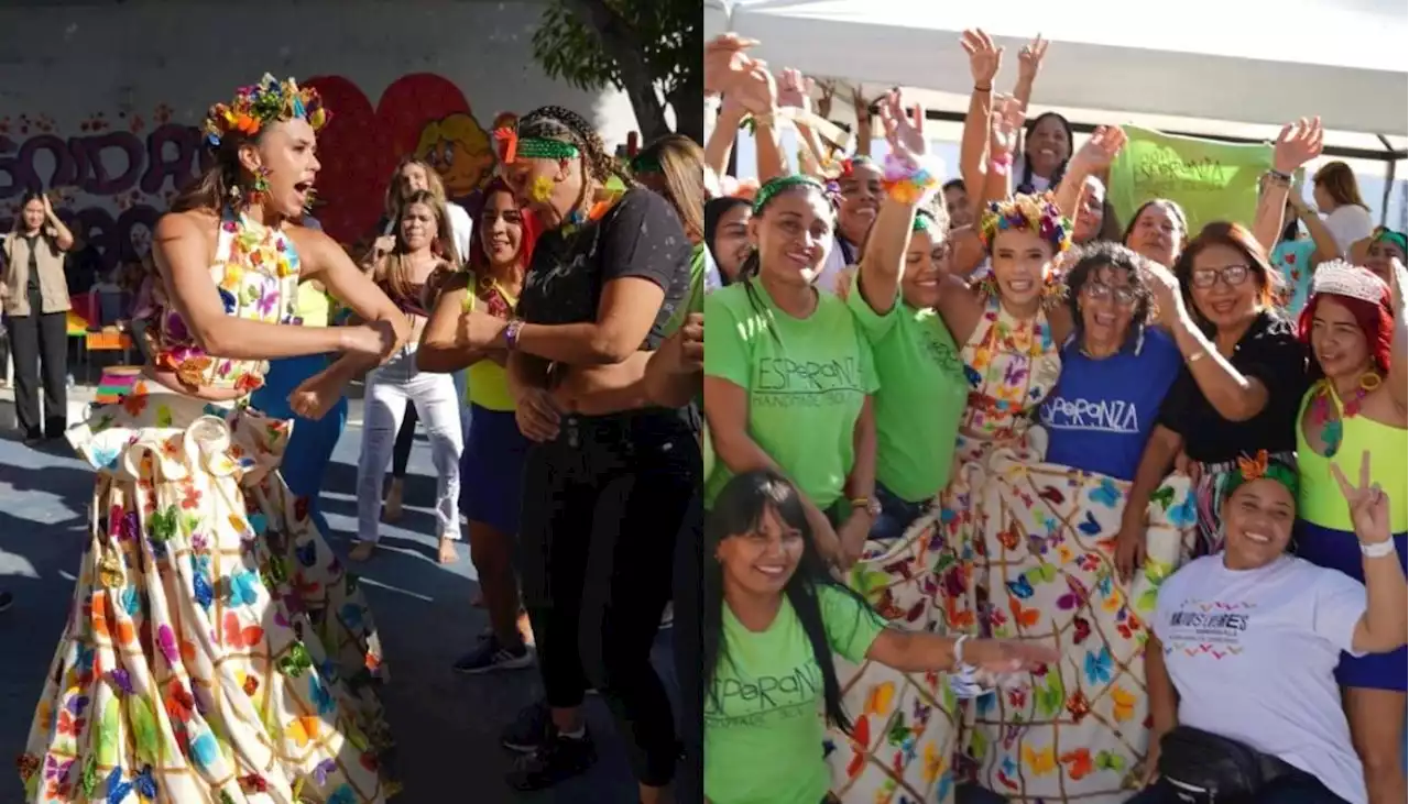 126 internas de El Buen Pastor elaboraron vestido para la Reina del Carnaval