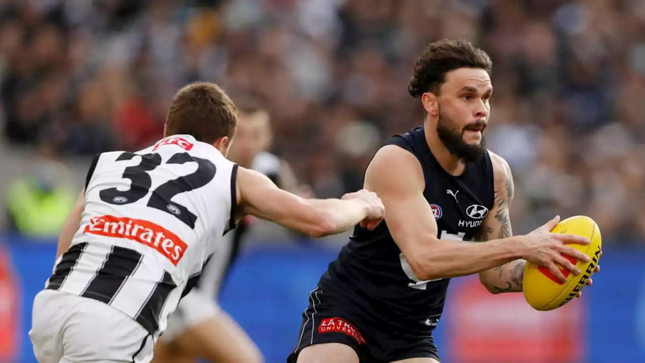 Carlton dealt double injury blow with star defender out for the year