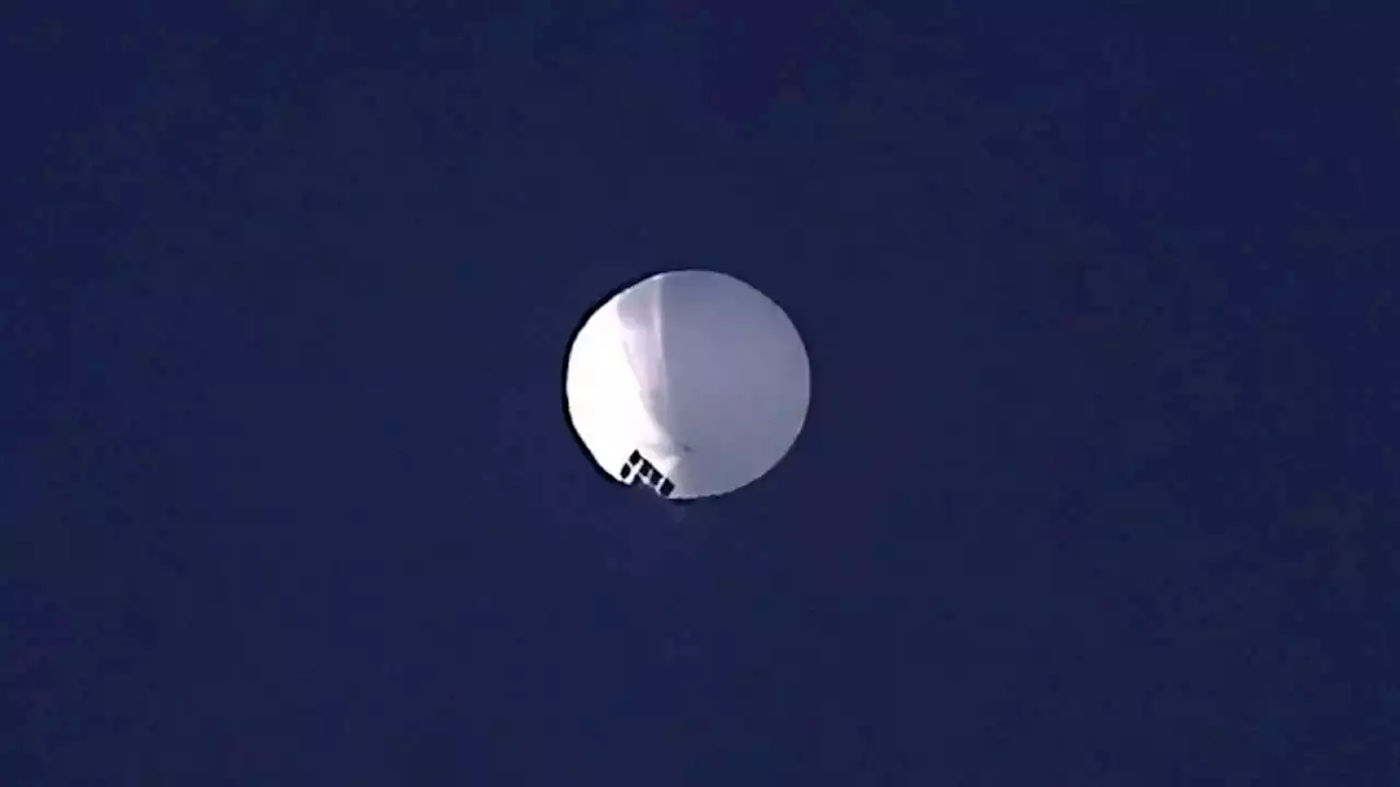 Large Chinese spy balloon spotted in North Carolina