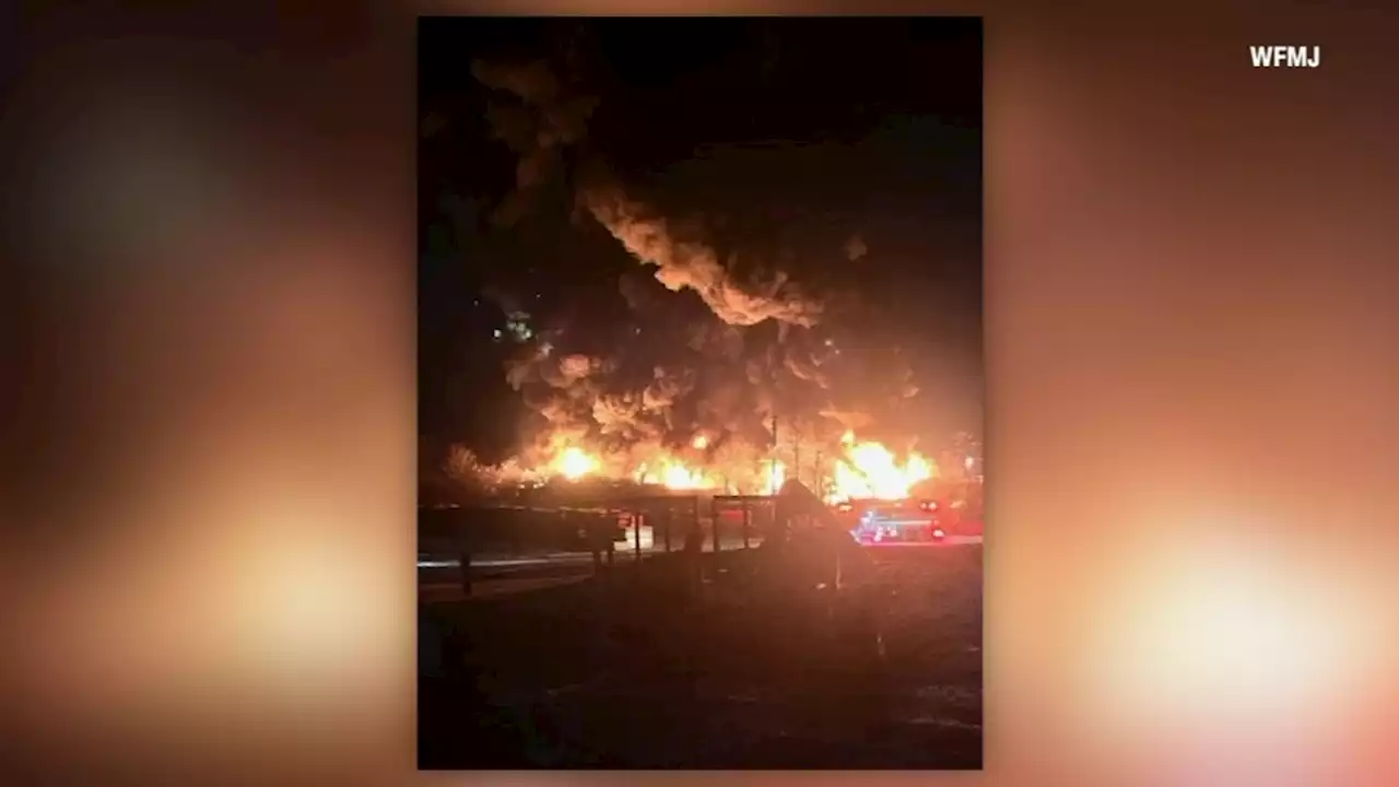 Roughly 2K under mandatory evacuation order after train derailment sparks massive fire in Ohio