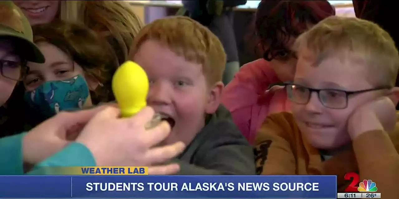 Weather Lab: PAIDEIA students visit the KTUU Weather Lab in person