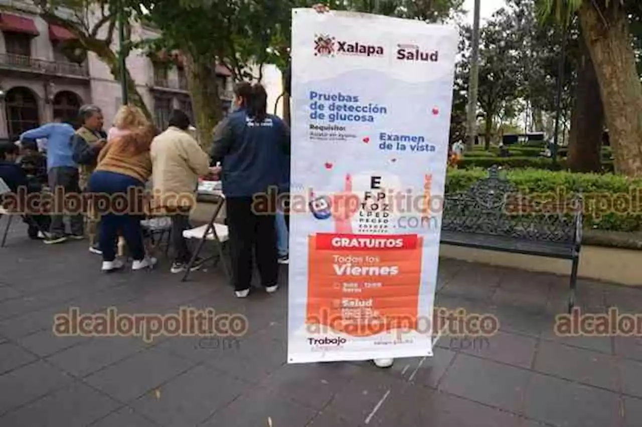 Todos los viernes habrá jornada gratuita de salud en el parque Juárez de Xalapa