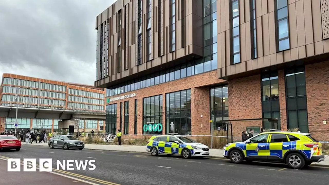 Two charged over stabbing outside Nottingham College