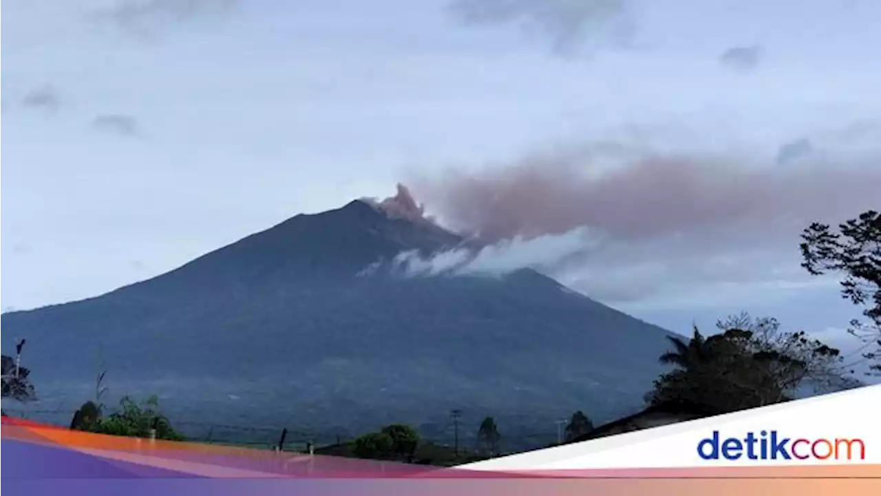 Gunung Kerinci Erupsi, Semburkan Abu Vulkanik Setinggi 200 Meter