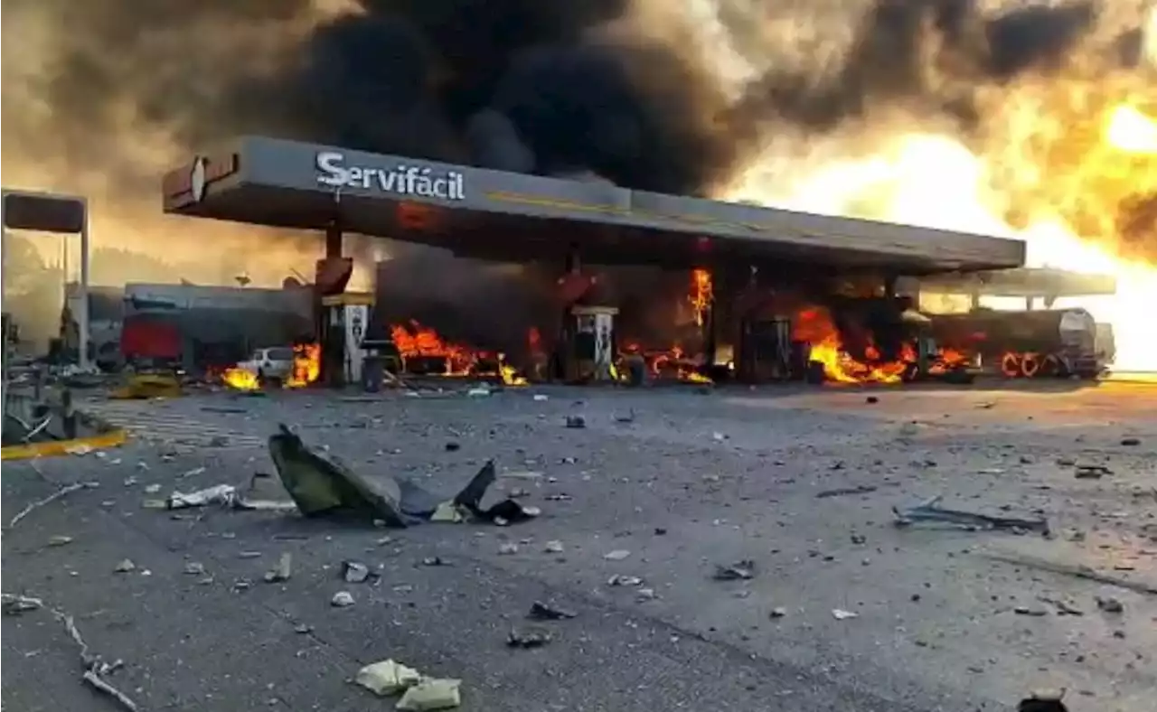 VIDEO: Explota gasolinera en la carretera Tula-Tlahuelilpan, en Hidalgo