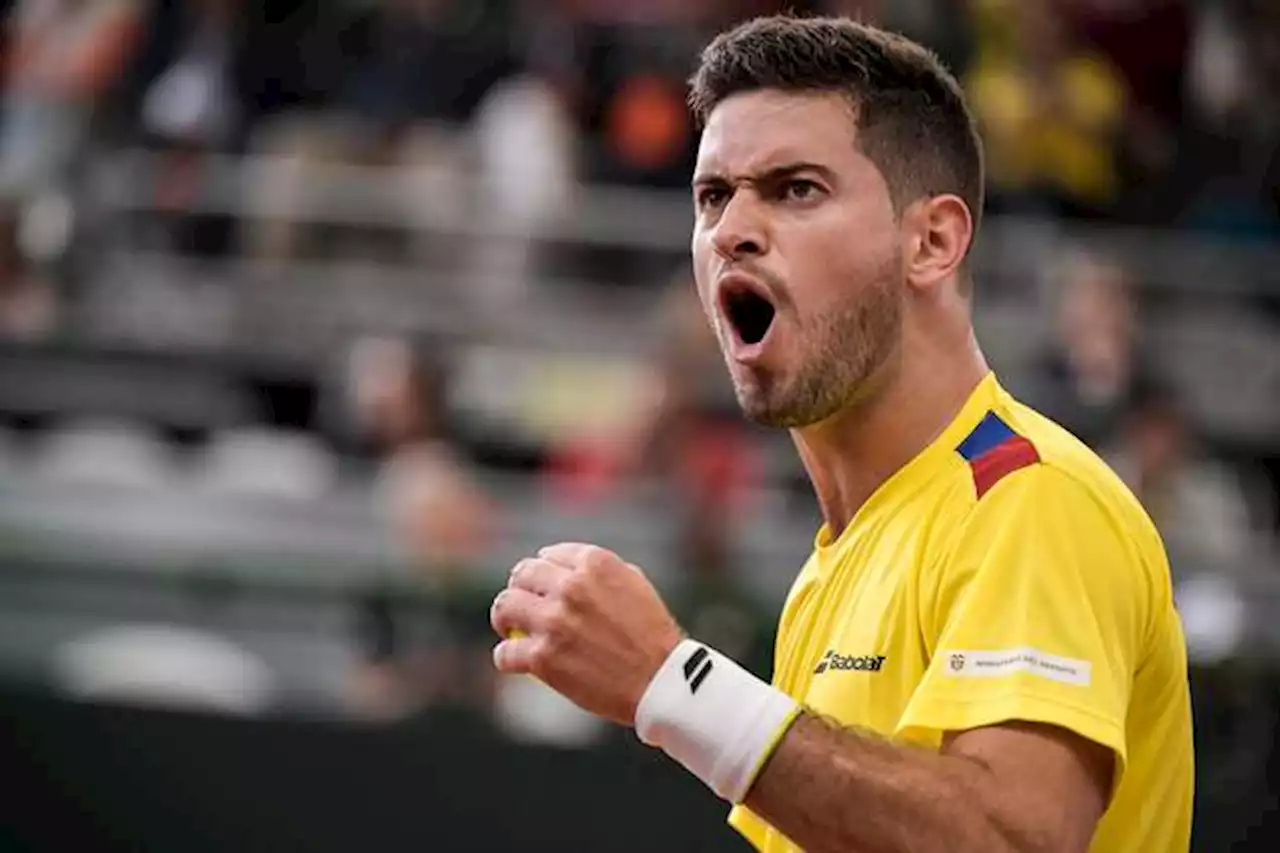 Gran victoria de Colombia en la Copa Davis: Mejía venció a Evans