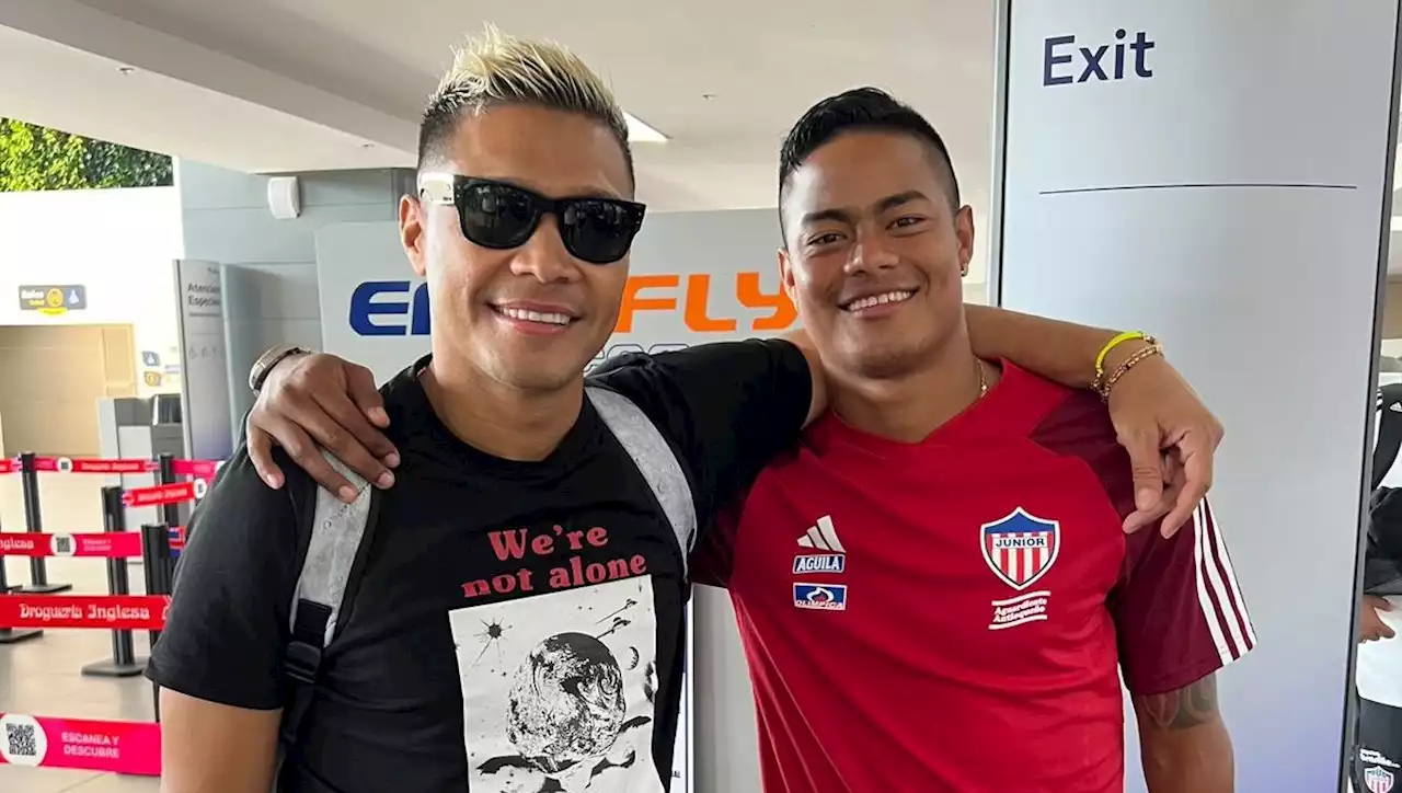 Teófilo Gutiérrez llega a Bucaramanga en el mismo vuelo de Junior