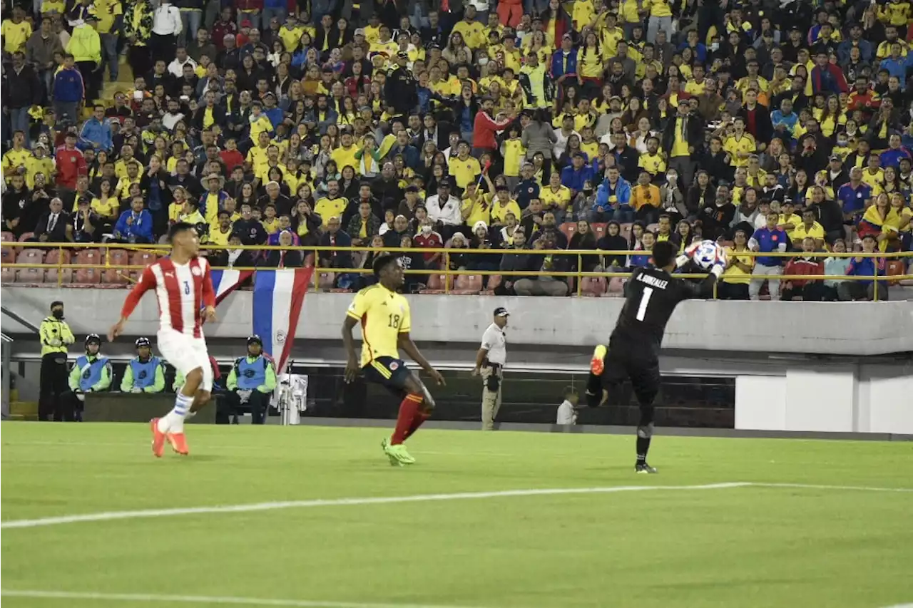 Óscar Cortés hizo el segundo gol: Colombia va 2-0 ante Paraguay