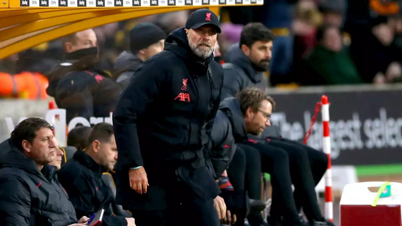 Jurgen Klopp has 'no words' to explain Liverpool slump after 'horrible' start vs Wolves - 'I'm sorry'