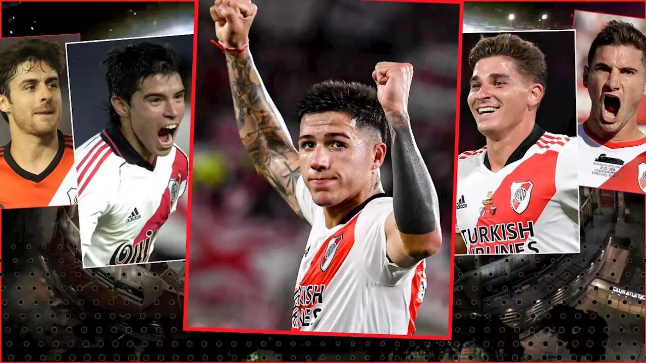 Las diez ventas más caras en la historia de River, con Enzo Fernández en la cima