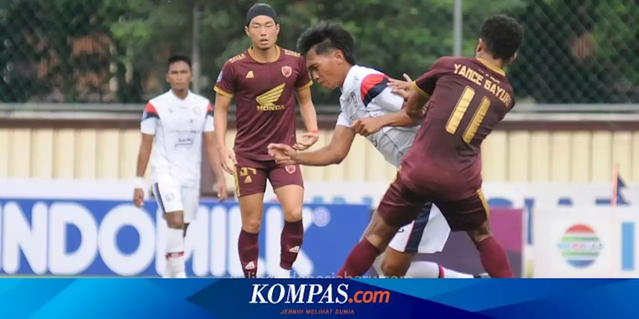 Hasil Arema Vs PSM: Berhias 2 Kartu Merah, Singo Edan Kalah 0-1