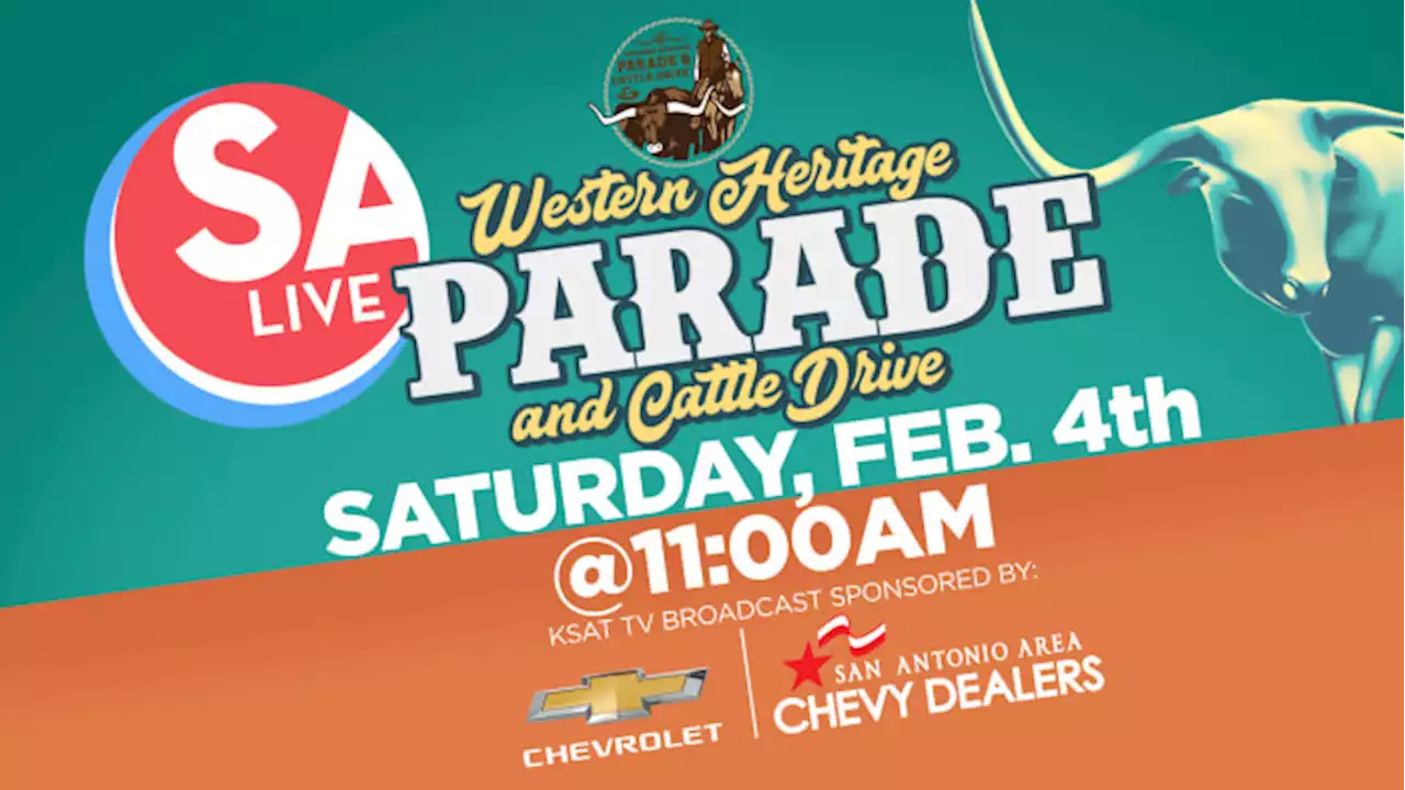 Western Heritage Parade and Cattle Drive in downtown San Antonio